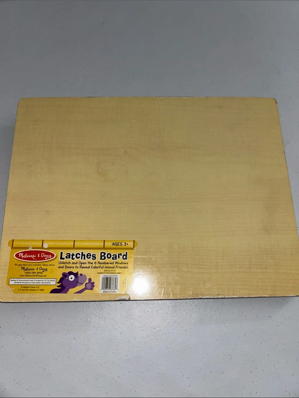 Melissa & Doug Kids Latch Board Ages 3*